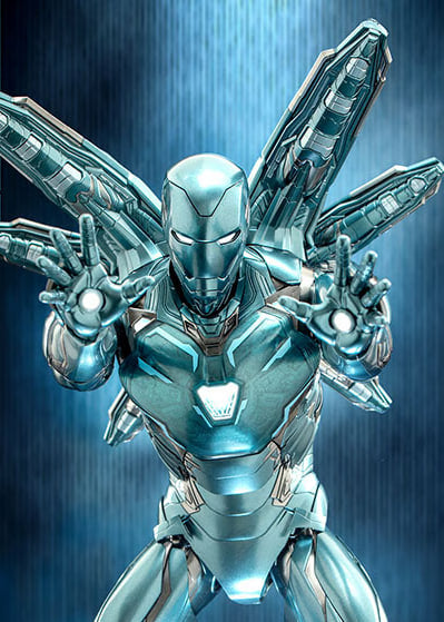 🔥Hot toys MMS646D45 Avengers Endgame Ironman Mark 85 Holographic Version Collectible Figure Toy Fair Exclusive