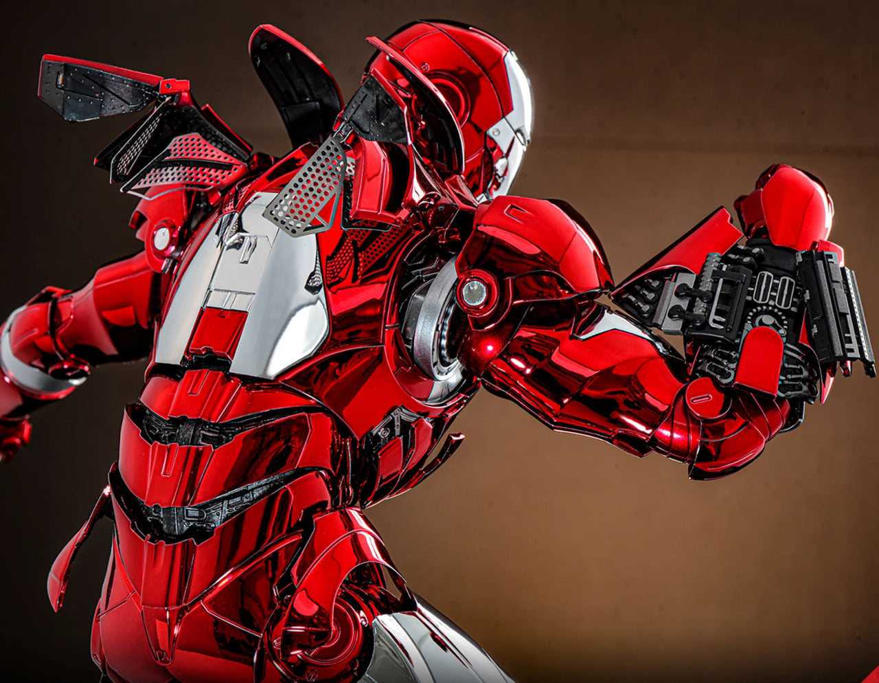iron man chrome helmet 🔥Hot Toys MMS744-D64 IRON MAN 1/6 MARK III (RED & CHROME VERSION) – ToysAssemble
