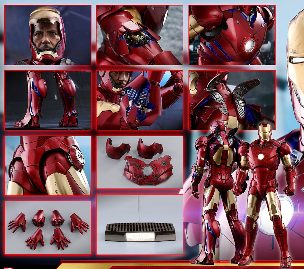 🔥Hot Toys QS011 IRON MAN 1/4 MARK III