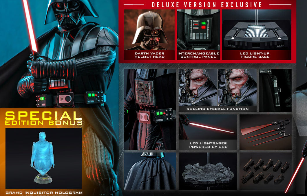 🔥Hot Toys DX28B Star Wars 1/6 Darth Vader (Deluxe) (Special)