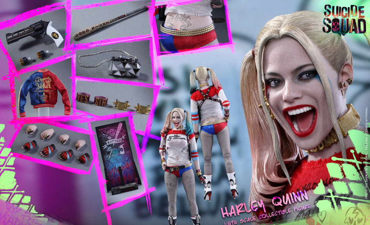 🔥Hot Toys MMS383 SUICIDE SQUAD 1/6 HARLEY QUINN REGULAL Edition