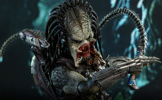 🔥Hot Toys MMS443 ALIENS VS. PREDATOR: REQUIEM 1/6 WOLF PREDATOR (HEAVY WEAPONRY)