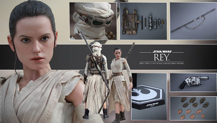 🔥Hot Toys MMS336 STAR WARS: THE FORCE AWAKENS 1/6 REY