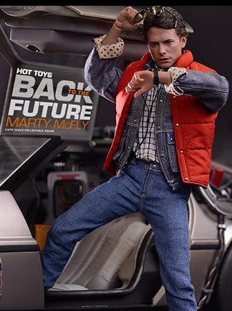 🔥Hot Toys MMS257 BACK TO THE FUTURE 1/6 MARTY MCFLY REGULAL EDITION ...