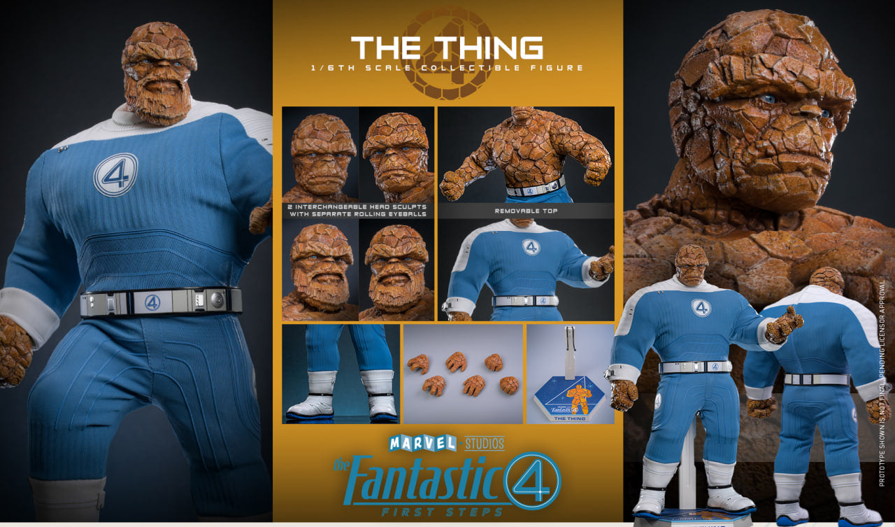 Preorder🔥Hot Toys MMS813B The Fantastic Four: First Steps 1/6th scale The Thing Collectible Figure Special Edition