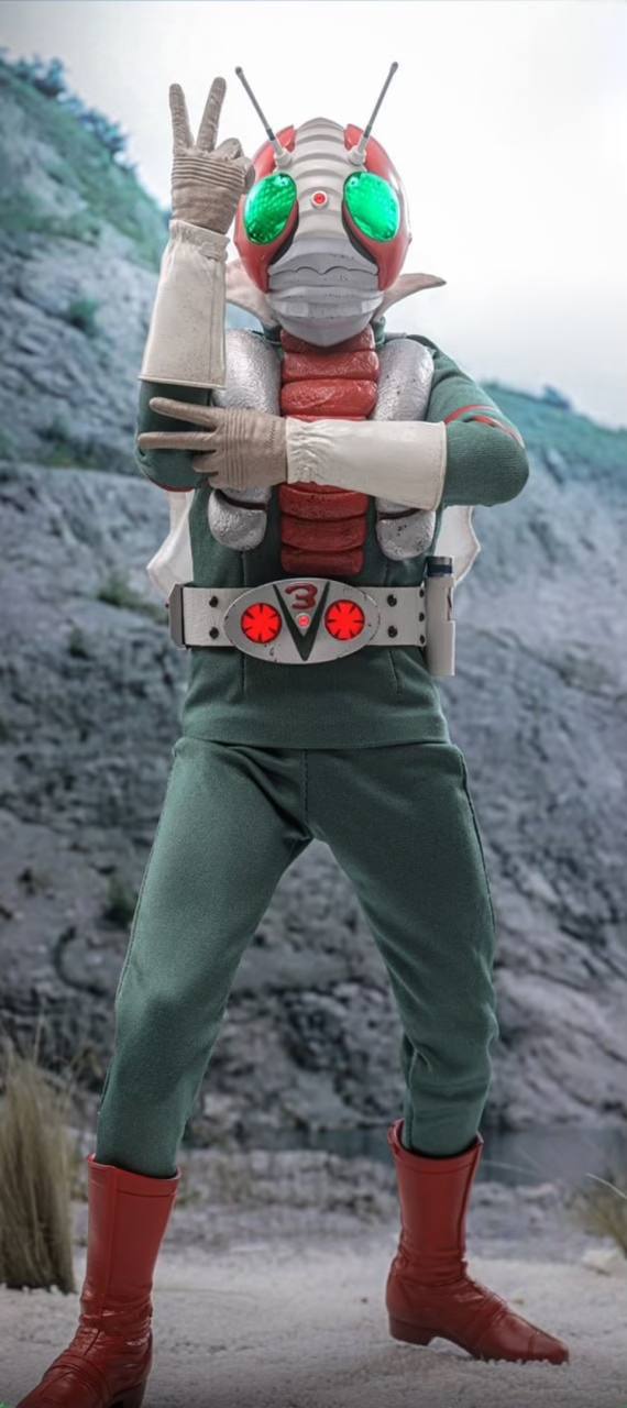 Preorder🔥Hot Toys TMS162B Hot Toys Kamen Rider V3 - 1:6 Kamen Rider V3