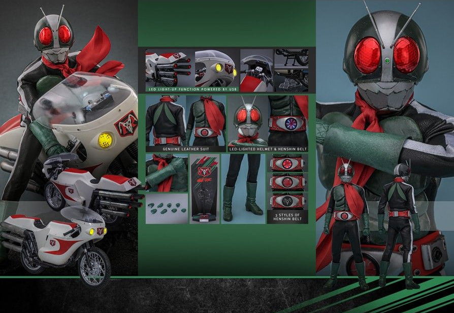 Preorder🔥Hot Toys TMS149 Kamen Rider Kamen Rider No. 2 and Cyclone Set 1/6th scale Collectible Figure