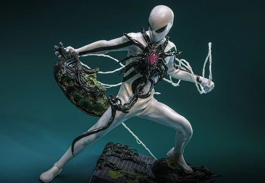 Preorder🔥Hot Toys CMS027 Aliens Vs. Avengers 1/6th scale Miles Morales (Aliens Vs. Avengers Suit) Collectible Figure [Hot Toys Exclusive]