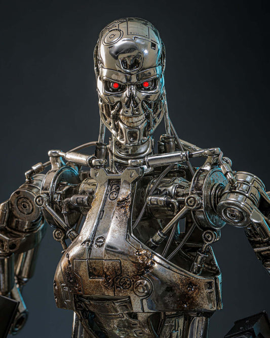 Preorder🔥Hot Toys MMS840D77 Terminator 2: Judgement Day Diecast Endoskeleton (Battle Damaged) 1/6 scale Collectible Figure