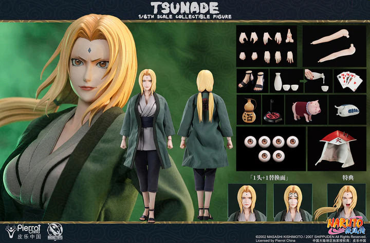 READY🔥Rocket Toys ROC009 Naruto Shippuden Tsunade 1/6 Scale Collectible Figure