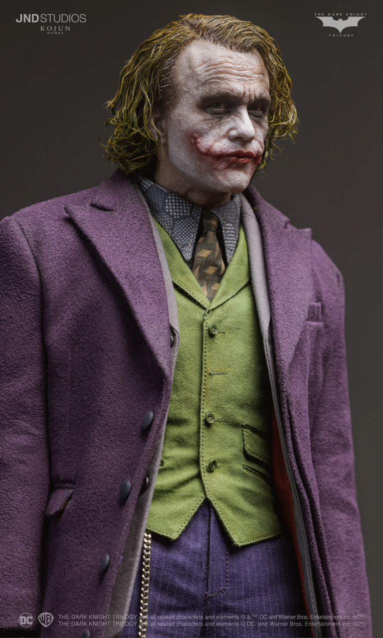 READY🔥JND Studios The Dark Knight - Joker (Type C) 1/6 Scale Hyperreal Figure - Kojun Works
