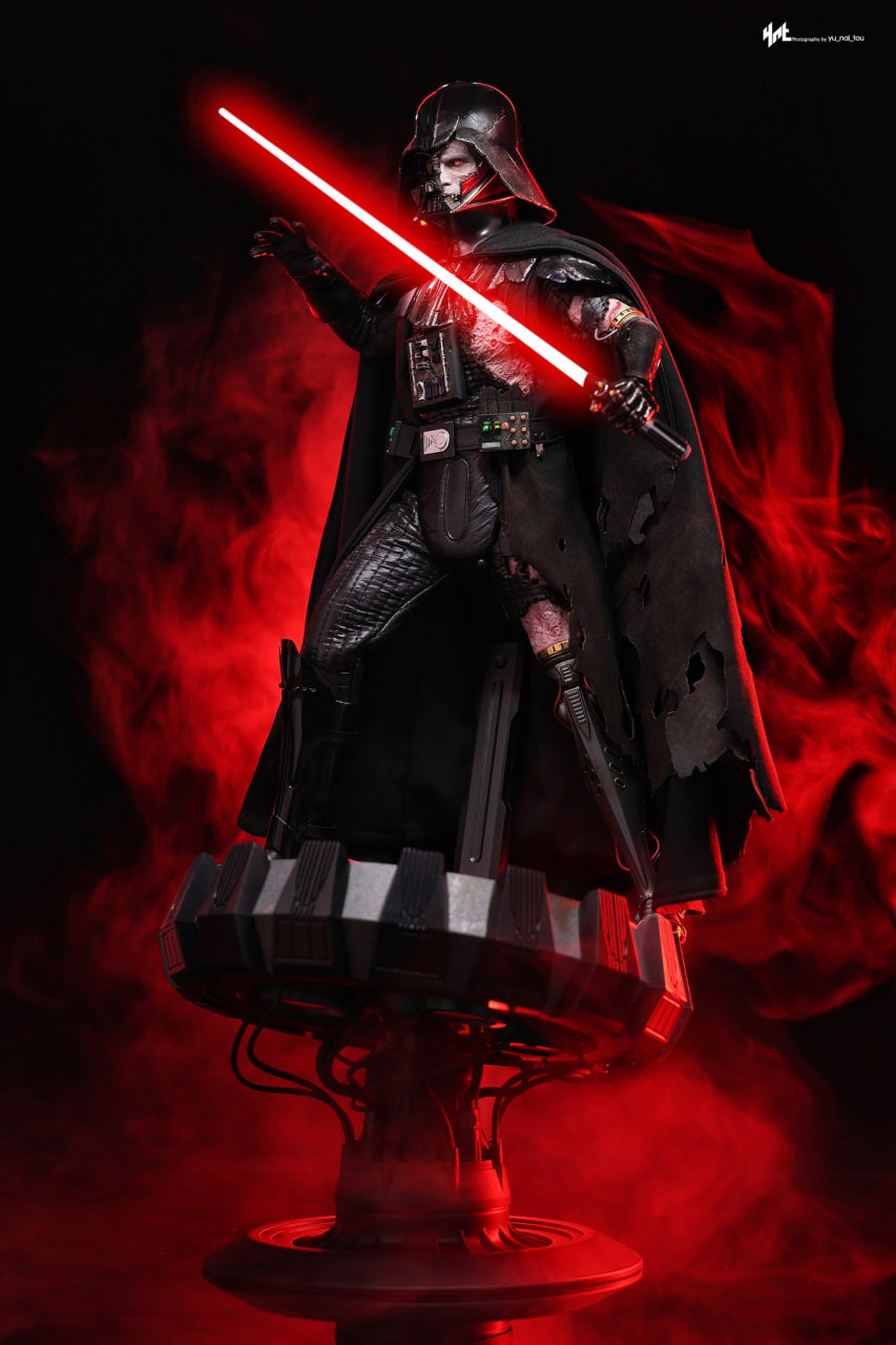 READY🔥Hot Toys DX45 Star Wars Darth Vader (Battle Damaged) (Deluxe Version) 1/6th scale Collectible Figure