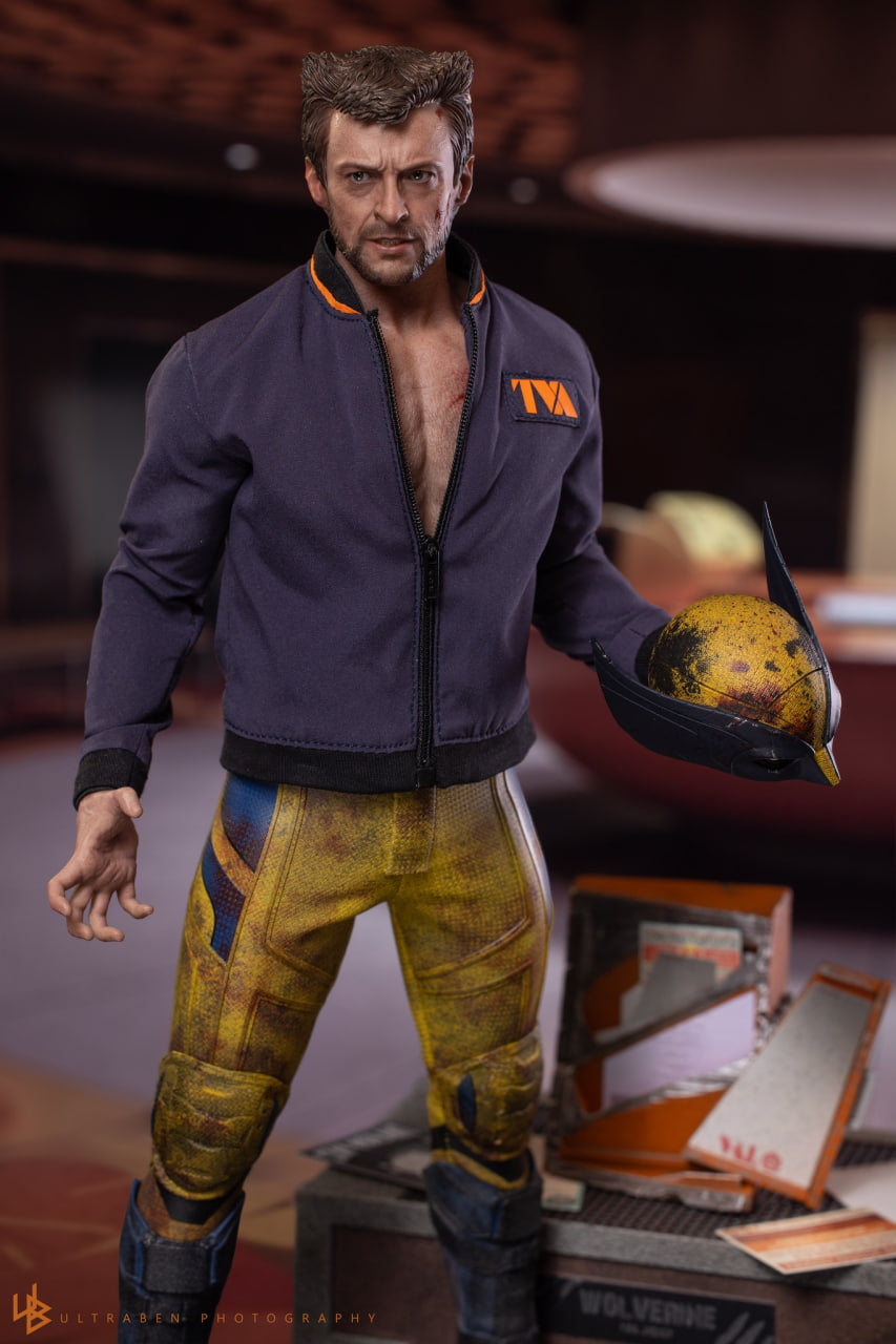 READY🔥Hot Toys MMS756 Marvel Deadpool and Wolverine Wolverine (Jacket Version) 1/6 Scale Collectible Figure