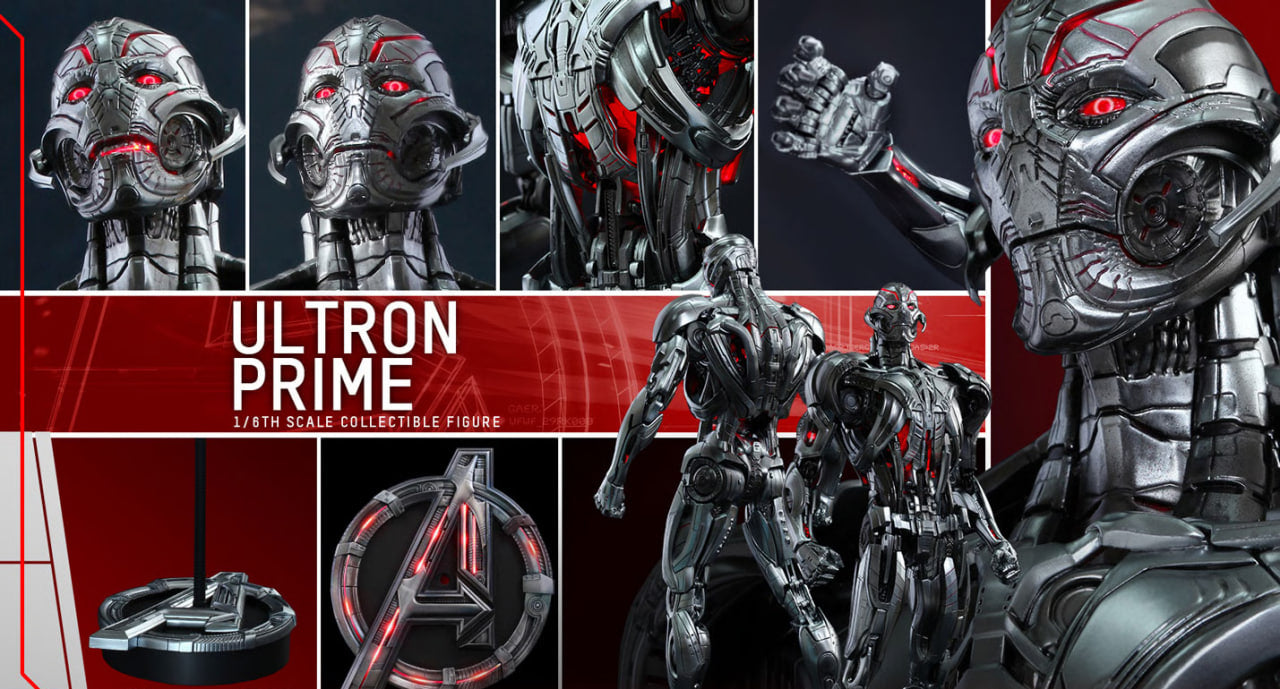READY🔥Hot Toys MMS284 AVENGERS: AGE OF ULTRON 1/6 ULTRON PRIME