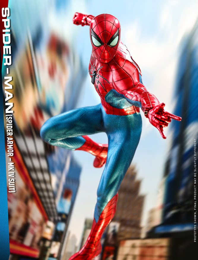 READY🔥Hot Toys VGM43 MARVEL'S SPIDER-MAN (SPIDER ARMOR - MK IV SUIT)