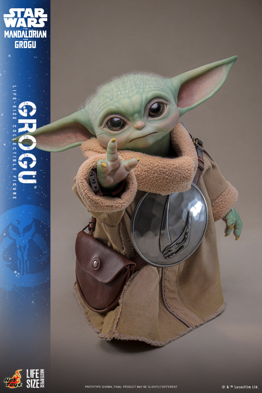 Preorder🔥Hot Toys LMS016 Star Wars: The Mandalorian & Grogu - Grogu Life-Size Collectible Figure