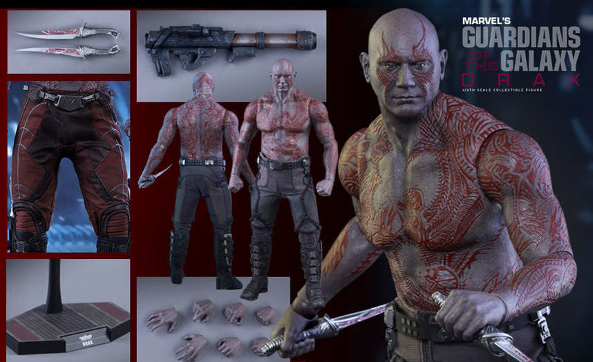 🔥HOT TOYS MMS355 GUARDIANS OF THE GALAXY 1/6 Drax