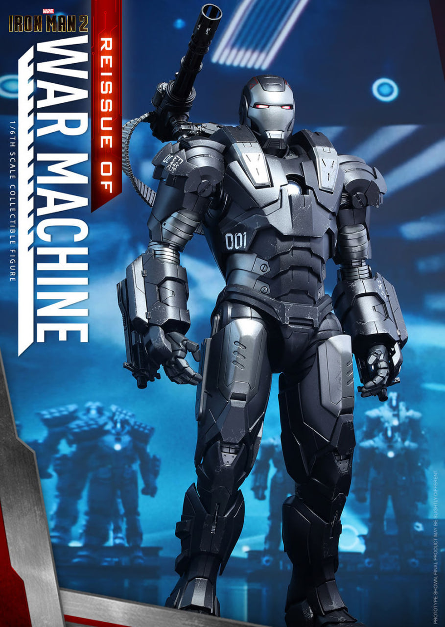 🔥Hot Toys MMS331D13 IRON MAN 2 1/6 WAR MACHINE (Reissue)