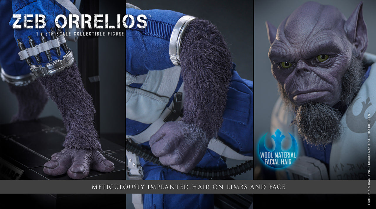Preorder🔥Hot Toys MMS876 Star Wars: The Mandalorian & Grogu 1/6th scale Zeb Orrelios Collectible Figure