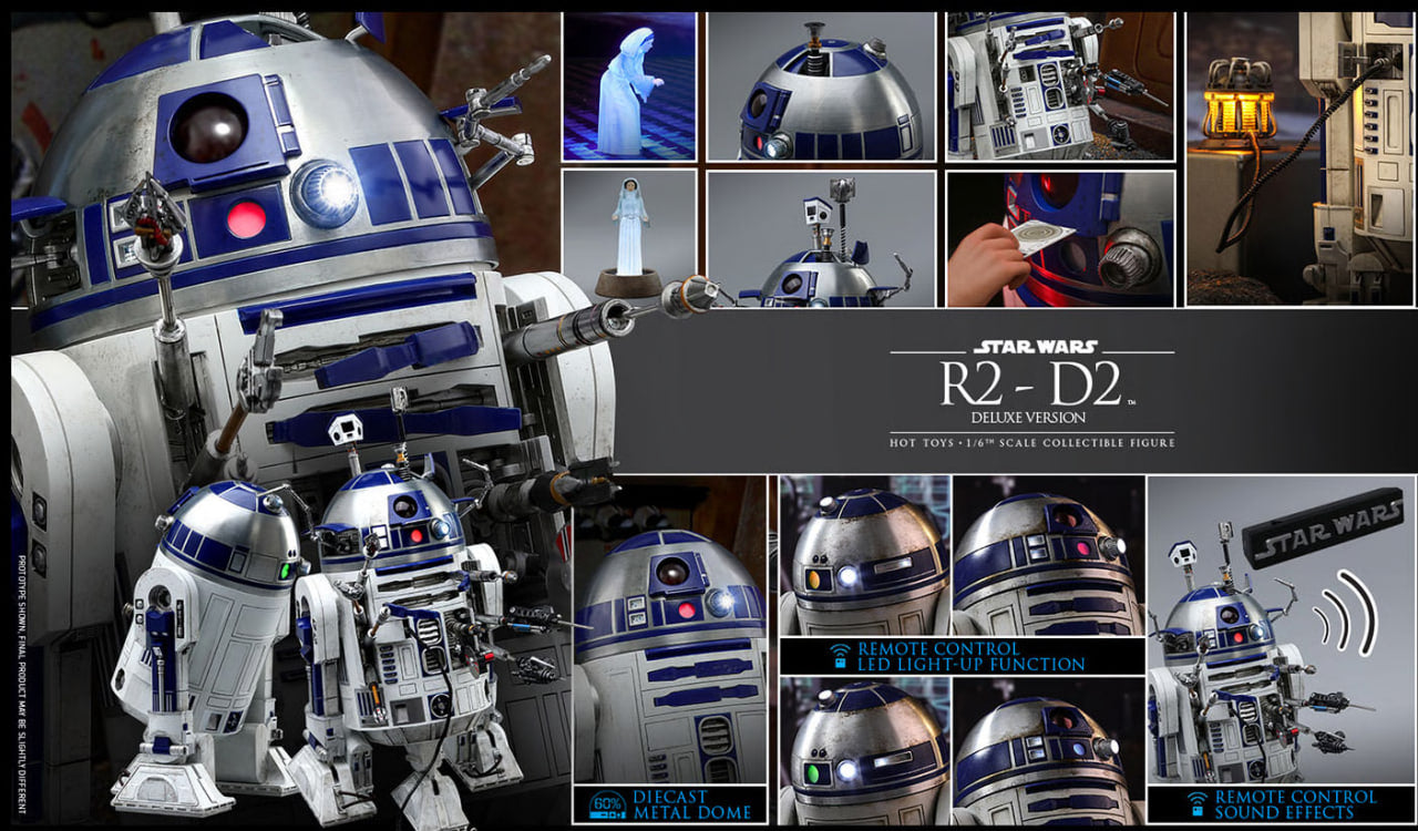 READY🔥Hot Toys MMS511 STAR WARS 1/6 R2-D2 DELUXE VERSION