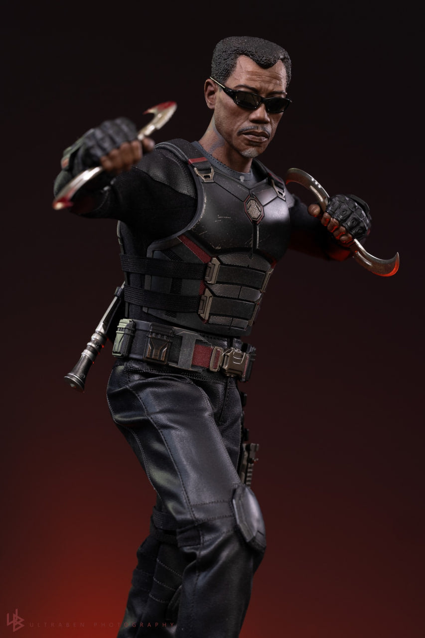 READY🔥Hot Toys MMS791B Deadpool & Wolverine 1/6th Scale Blade Collectible Figure (First Edition)