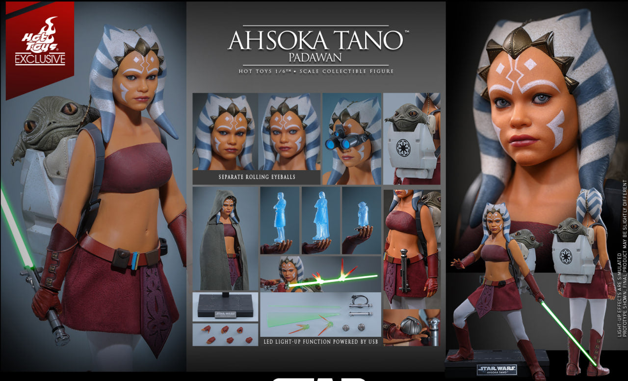 READY🔥Hot Toys TMS170 Star Wars: The Clone Wars 1/6th scale Ahsoka Tano (Padawan) [Hot Toys Exclusive] 】