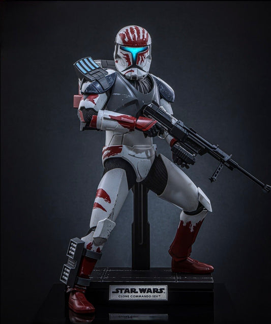 Preorder🔥Hot Toys TMS188 Star Wars: The Clone Wars - Clone Commando Sev 1/6th scale Collectible Figure [Hot Toys Exclusive]