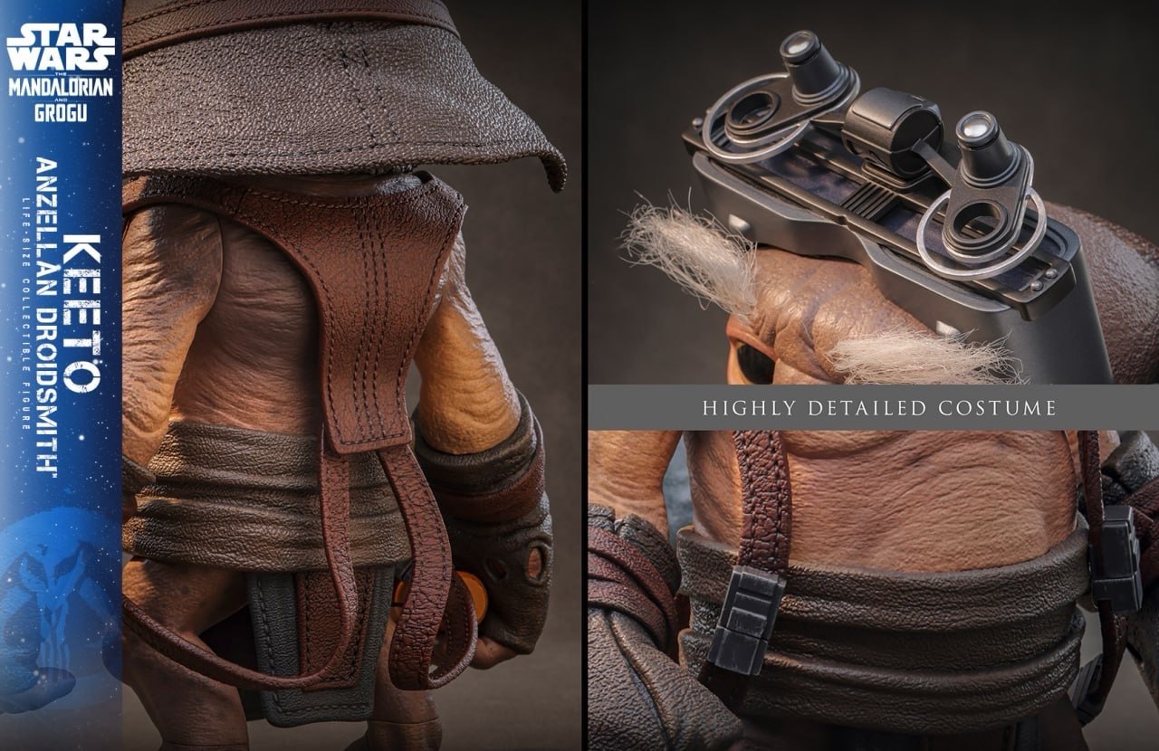 READY🔥Hot Toys LMS018 Star Wars: The Mandalorian & Grogu Keeto (Anzellan Droidsmith) Life-Size Collectible Figure