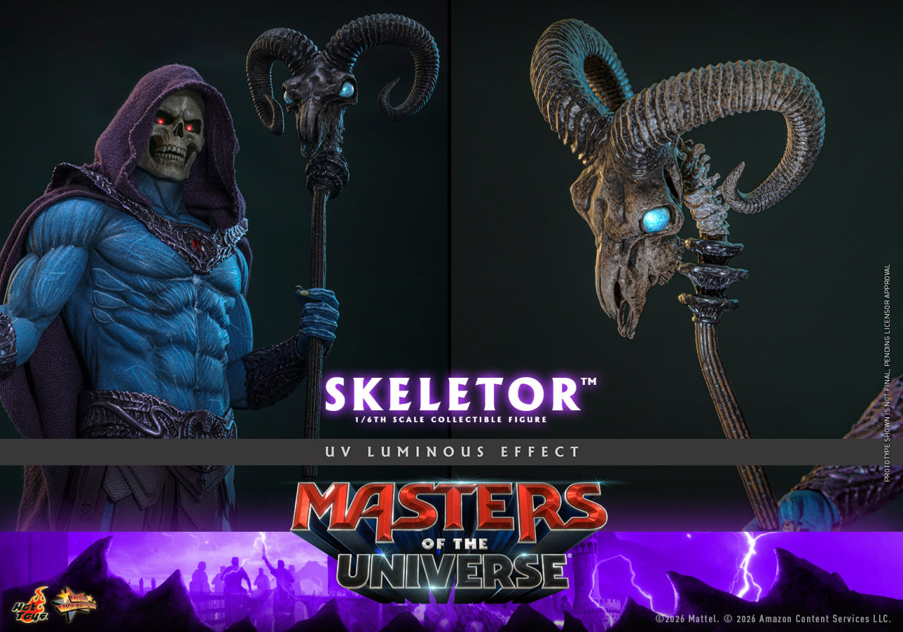 Preorder🔥Hot Toys MMS889 Masters of the Universe Skeletor 1/6th scale Collectible Figure