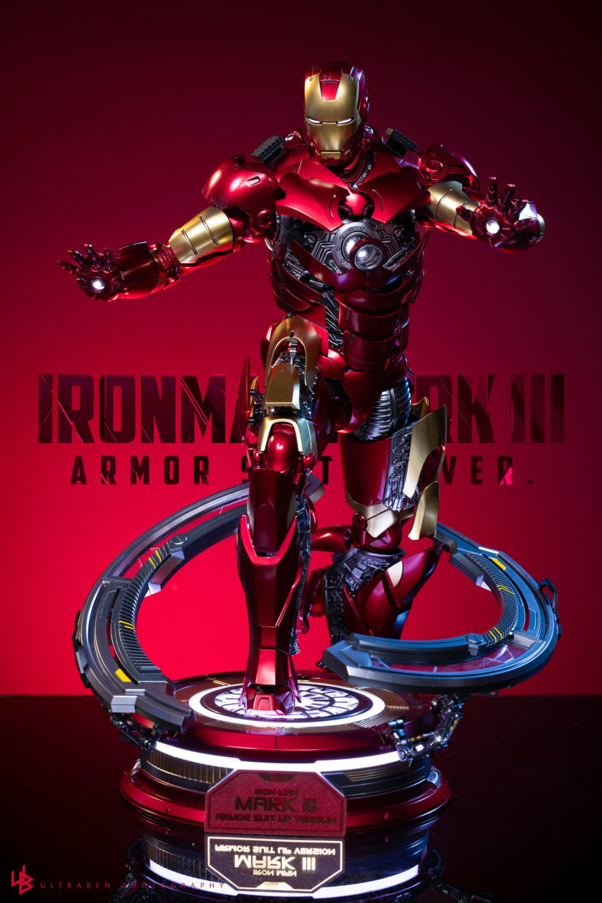 🔥Hot Toys MMS825D72B Iron Man 1/6th scale Iron Man Mark III (Armor Suit Up Version) Collectible Figure Special Edition