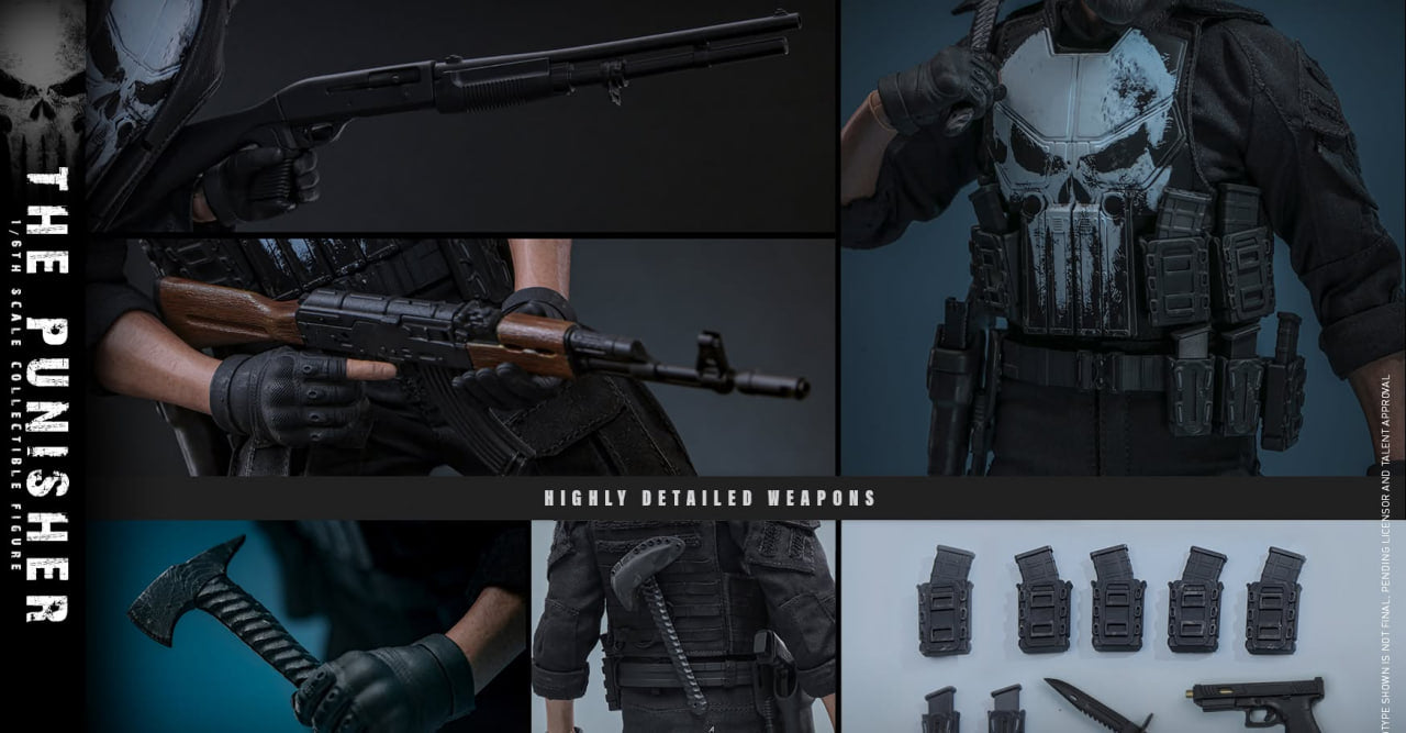 Preorder🔥Hot Toys TMS190 The Punisher: One Last Kill The Punisher 1/6th scale Collectible Figure
