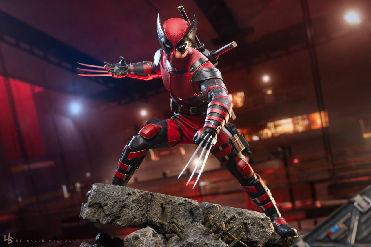 🔥Hot toys MMS857 DEADPOOL & WOLVERINE WOLVERINEPOOL [HOT TOYS EXCLUSIVE] 1/6TH SCALE COLLECTIBLE FIGURE
