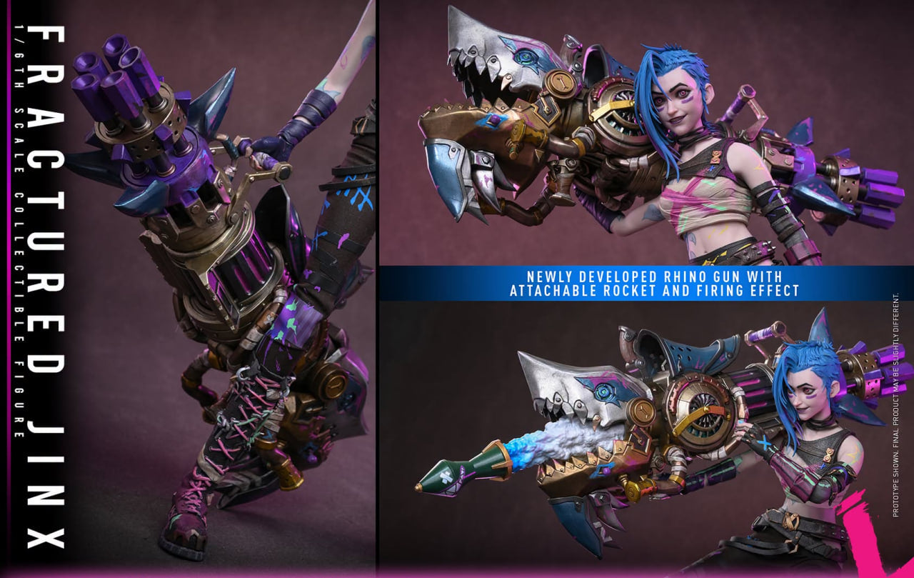 Preorder🔥Hot Toys TMS183 Arcane Fractured Jinx 1/6th scale Collectible Figure