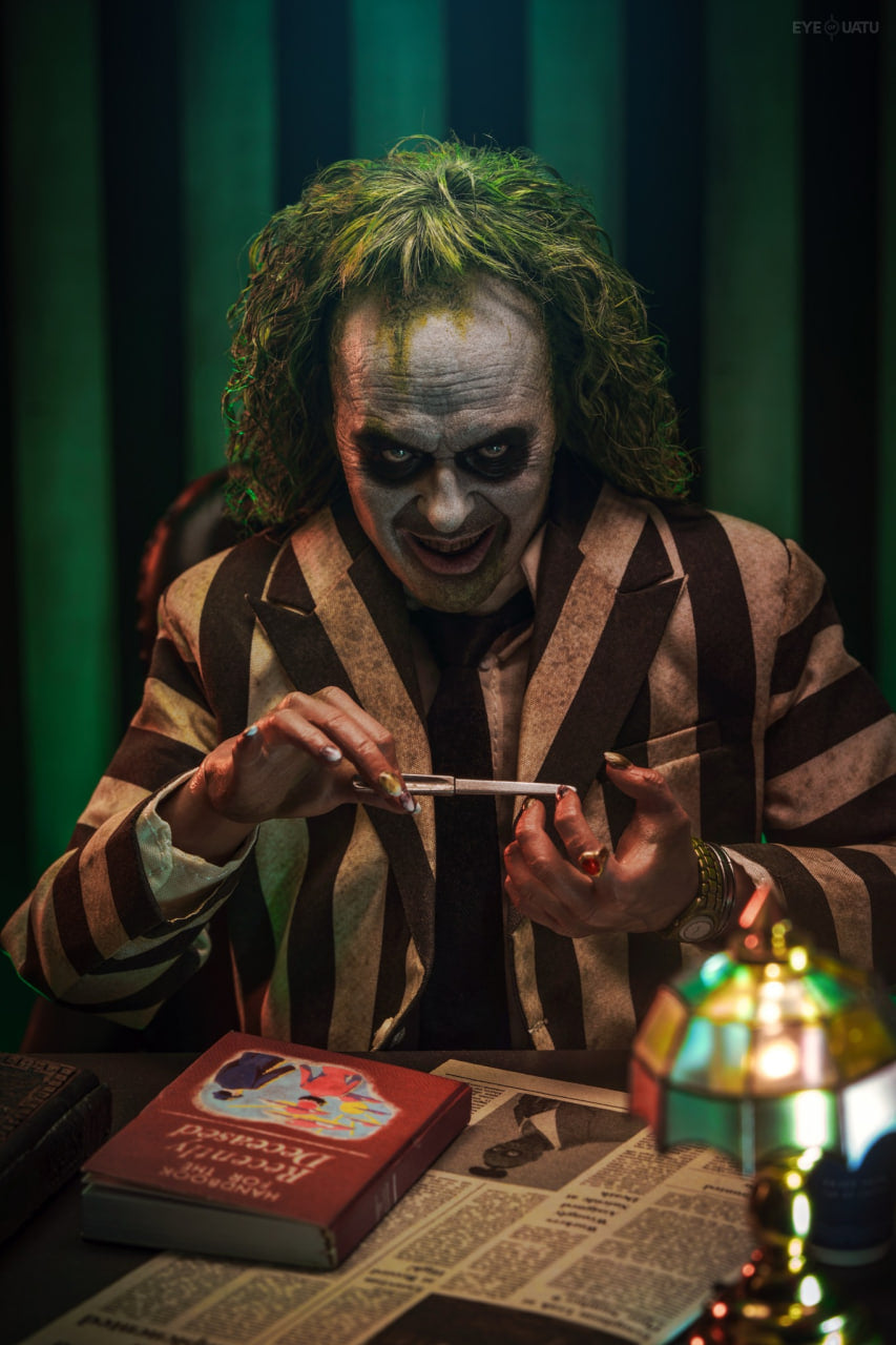 READY🔥Hot Toys MMS767 Beetlejuice 1/6th scale Beetlejuice Collectible Figure