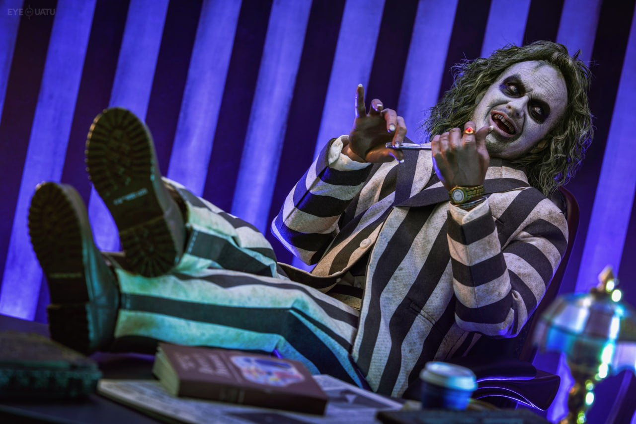 READY🔥Hot Toys MMS767 Beetlejuice 1/6th scale Beetlejuice Collectible Figure