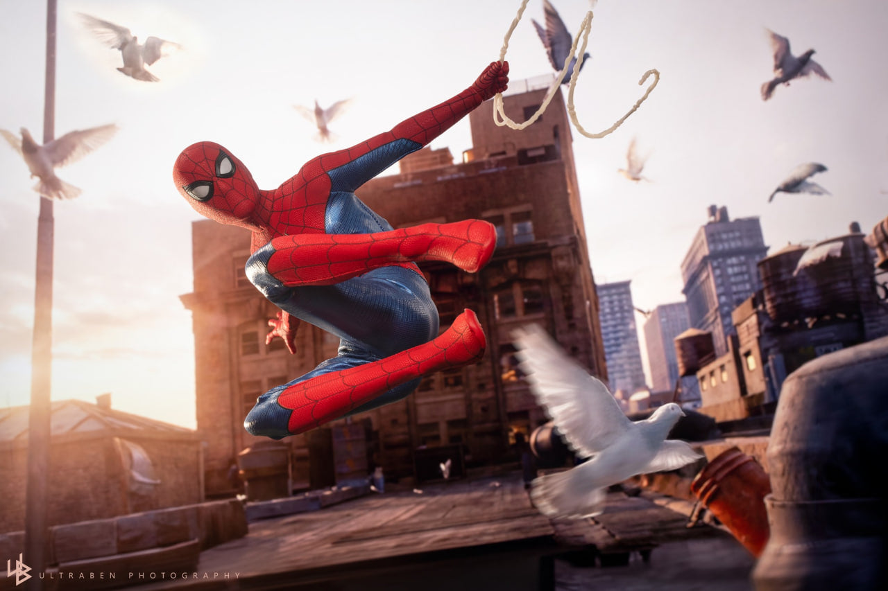 READY🔥Hot Toys MMS862 Spider-Man: No Way Home - 1/6th scale Spider-Man (Final Swing Suit) Collectible Figure (Movie Promo Edition) [Hot Toys Exclusive]