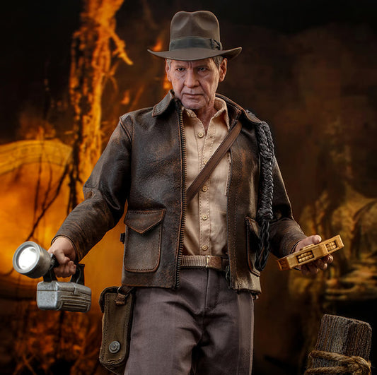 Preorder🔥Hot Toys MMS717 Indiana Jones and the Dial of Destiny – Indiana Jones 1/6 Scale Collectible Figure (Deluxe Version)