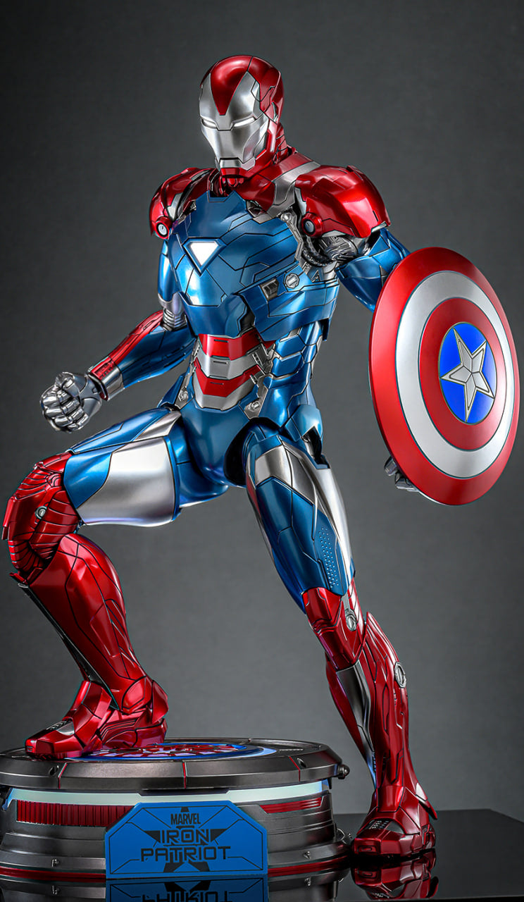 READY🔥Hot Toys CMS021D68 Iron Patriot Marvel Comics 1/6th scale Collectible Figure (Hot Toys Exclusive)