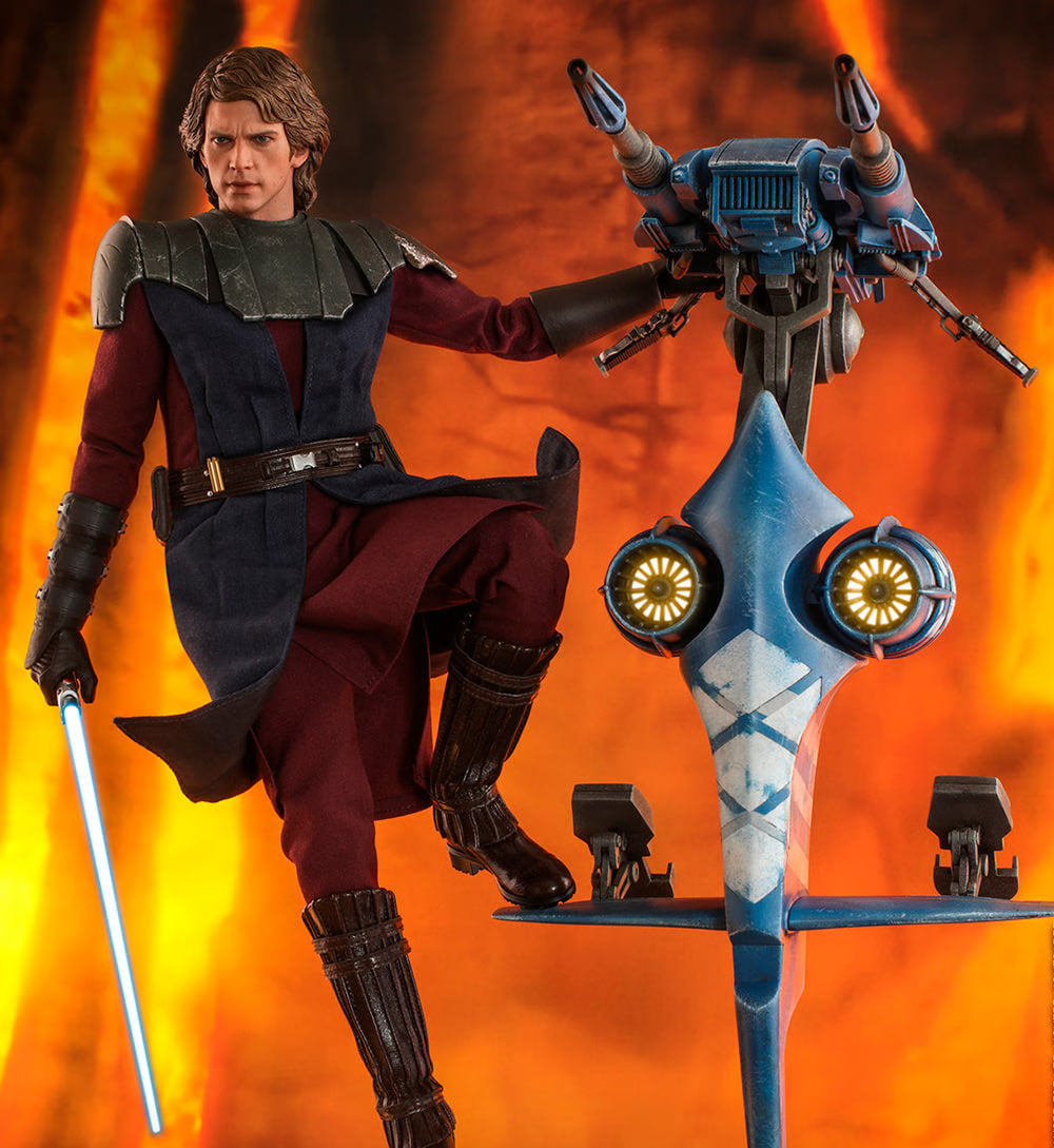 🔥Hot toys TMS020B Star Wars The Clone Wars Anakin Skywalker with the STAP Special Edition