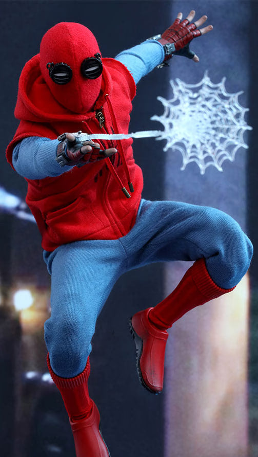 🔥Hot toys MMS414 Spiderman Homecoming Homemade Suit