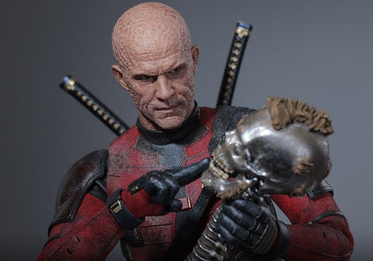Pre-Owned🔥Hot Toys MMS782 Deadpool & Wolverine 1/6th scale Deadpool (Battling Version) Collectible Figure