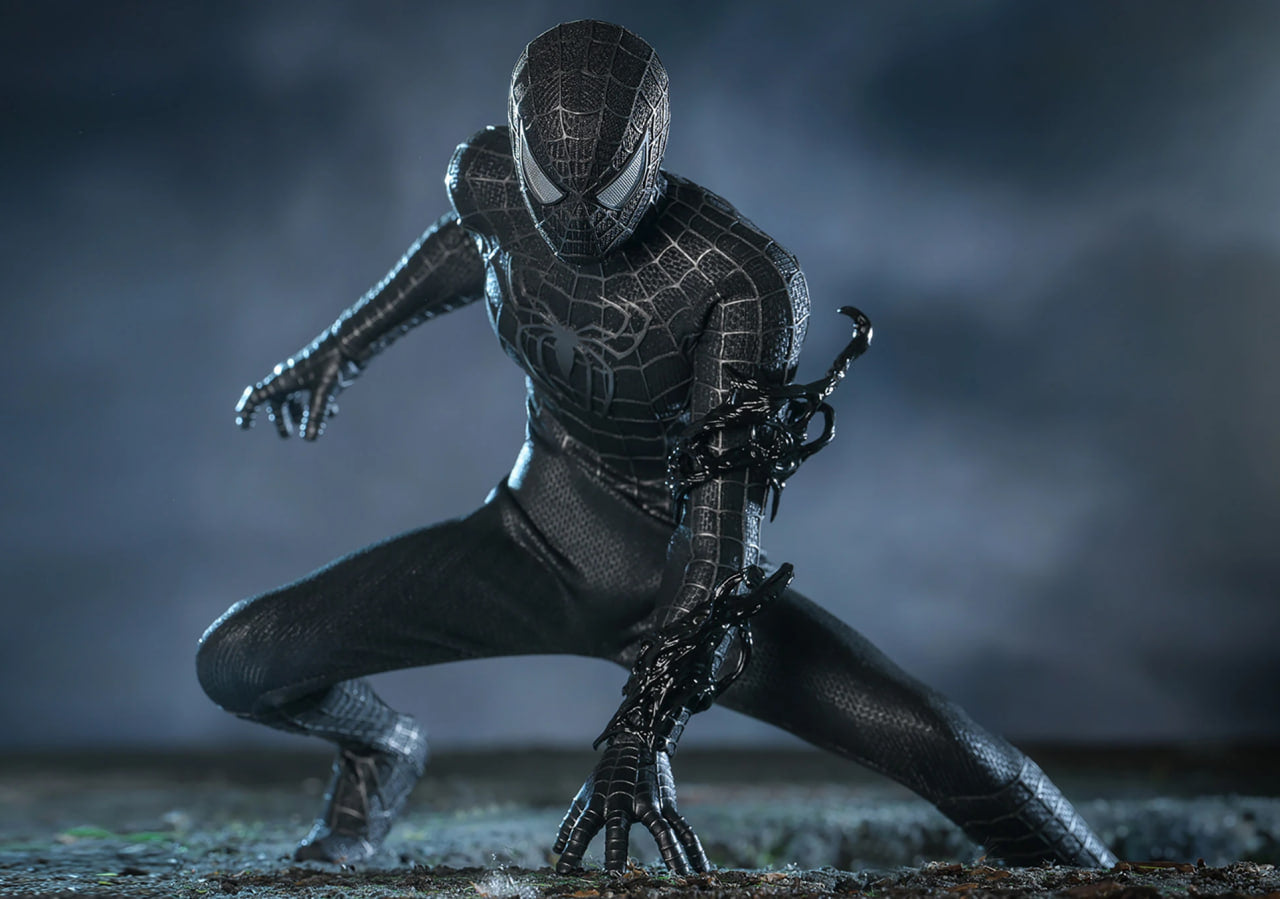 Pre-Owned🔥Hot Toys MMS727B Spider-Man 3 Spiderman (Black Suit) Special Edition 1/6th Scale Collectible Figure