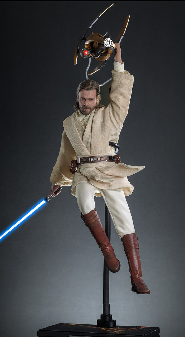 Preorder🔥Hot Toys MMS809AE Star Wars: Attack Of The Clones 1/6th scale Obi-Wan Kenobi Collectible Figure (Artisan Edition) [Hot Toys Exclusive]