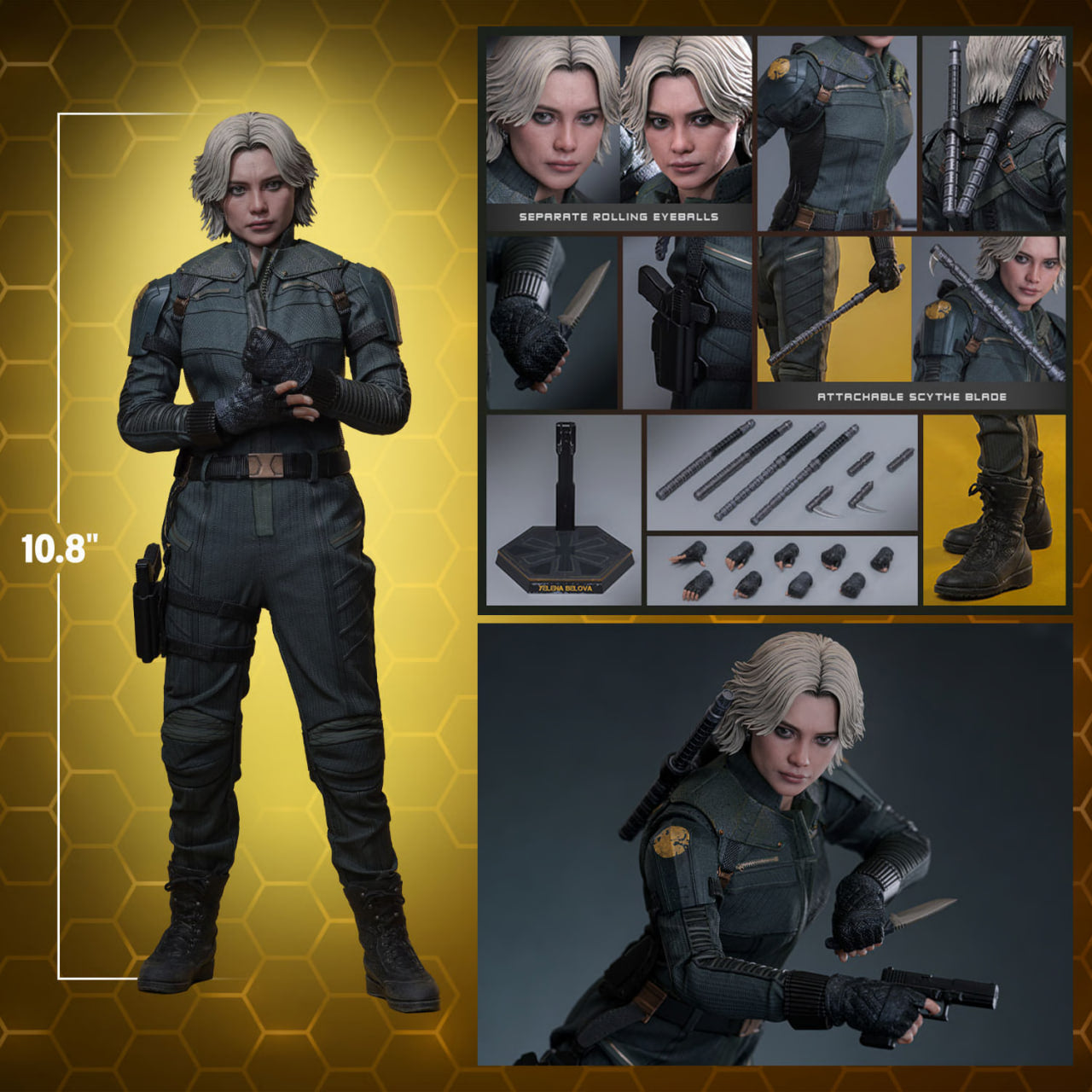 Preorder🔥Hot Toys MMS818 Thunderbolts Yelena Belova 1/6th scale Collectible Figure