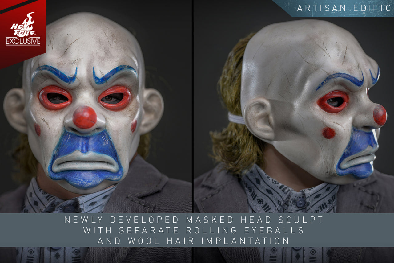 Preorder🔥Hot Toys DX51AE The Dark Knight Trilogy The Joker (Bank Robber Version) (Artisan Edition) [Hot Toys Exclusive] 1/6th scale Collectible Figure Special Edition