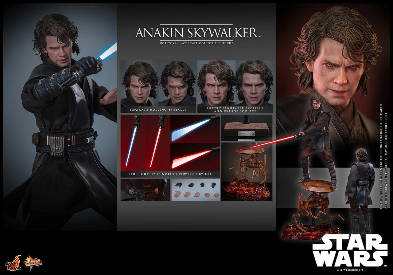 Preorder🔥Hot Toys MMS839 Star Wars: Revenge of the Sith 1/6th scale Anakin Skywalker Collectible Figure