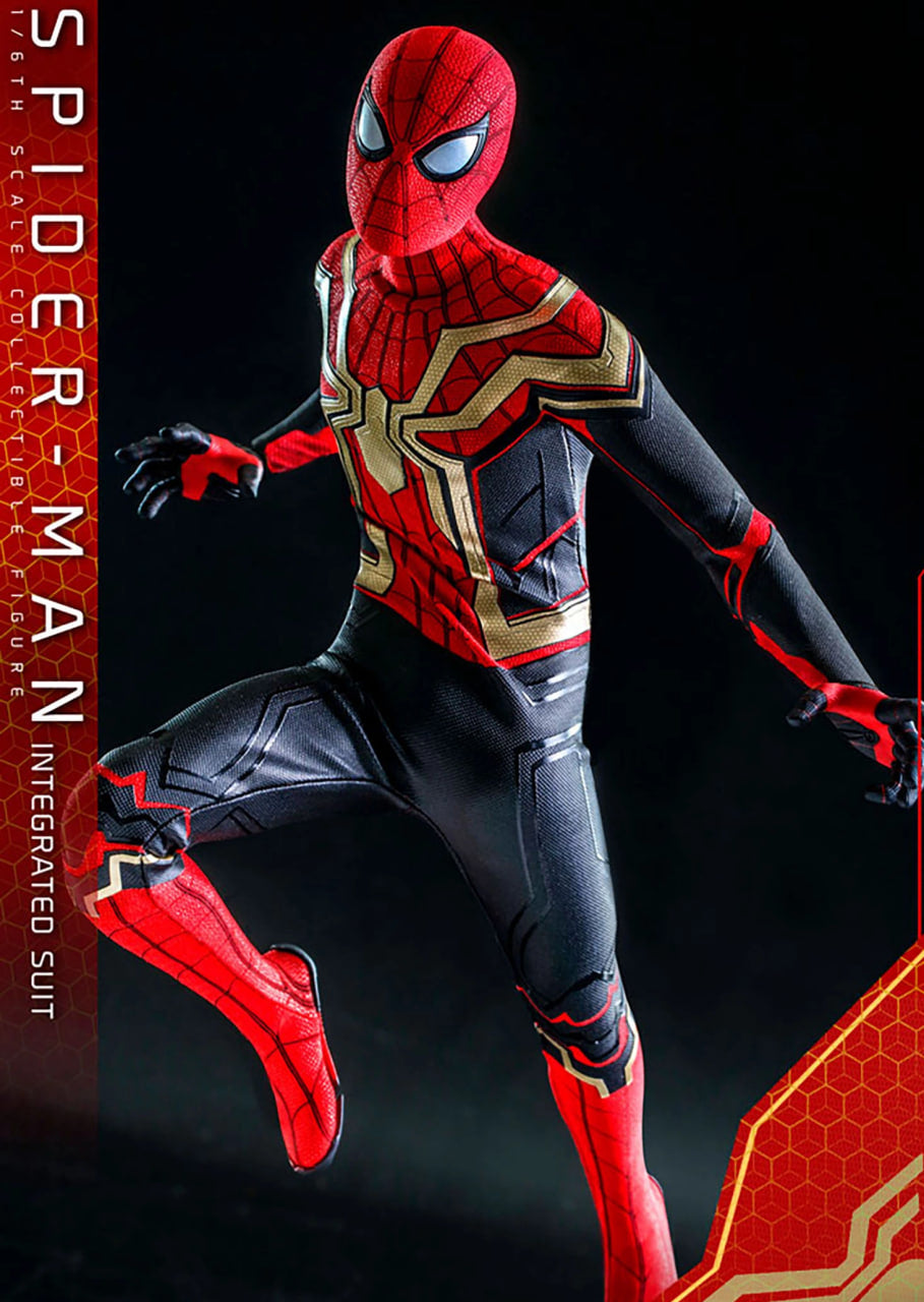 🔥Hot Toys MMS623 SPIDER-MAN: NO WAY HOME 1/6 SPIDER-MAN (INTEGRATED SUIT)