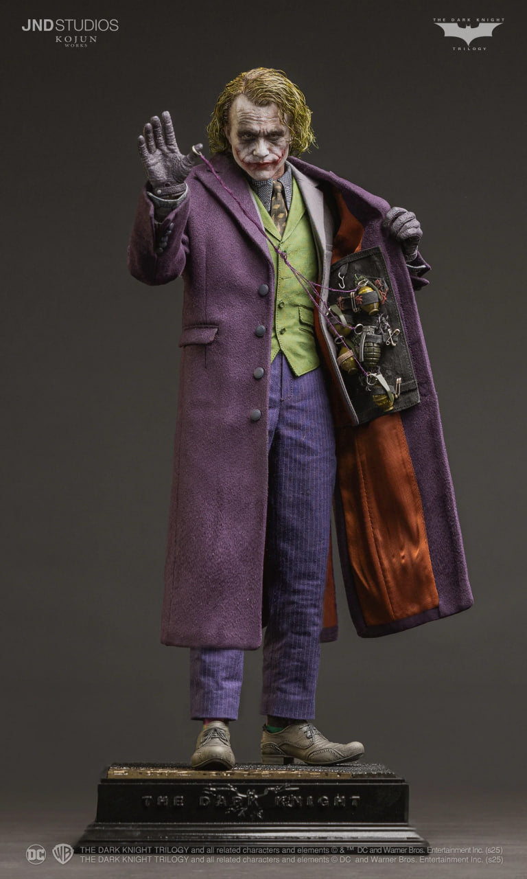 READY🔥JND Studios The Dark Knight - Joker (Type C) 1/6 Scale Hyperreal Figure - Kojun Works