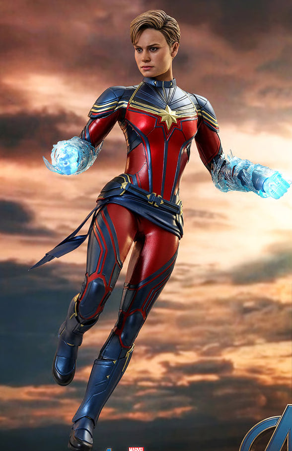 🔥Hot Toys MMS575 AVENGERS: ENDGAME 1/6 CAPTAIN MARVEL