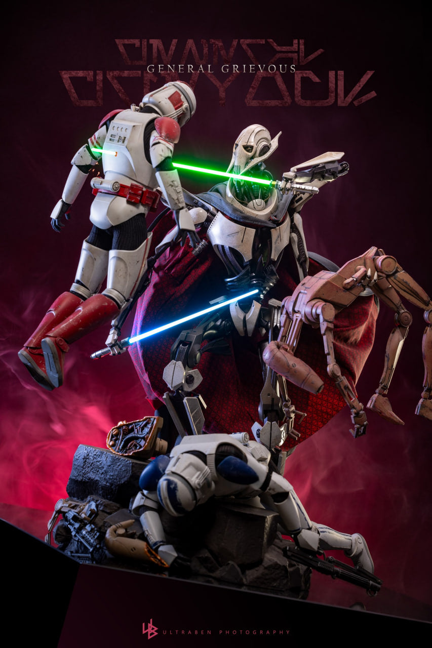 🔥Hot Toys MMS760D67B Star Wars Episode III Revenge of the Sith General Grievous 1/6 Scale Collectible Figure Special Edition
